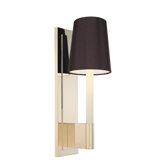Sottile One Light Wall Sconce in Polished Nickel