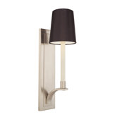 Curva One Light Wall Sconce in Satin Nickel