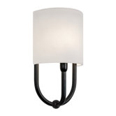 Intermezzo One Light Wall Sconce in Rubbed Bronze