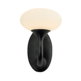 Bella One Light Wall Sconce in Rubbed Bronze