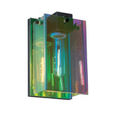 Dichroix One Light Wall Sconce in Black Brass