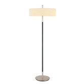 Sparte Three Light Floor Lamp in Satin Nickel