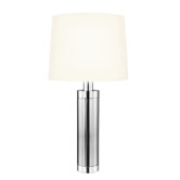 Pomone One Light Table Lamp in Polished Nickel