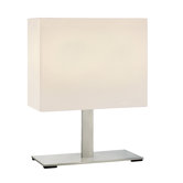 Mitra 18" Two Light Table Lamp in Satin Nickel