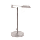 D Lite One Light Table Lamp in Satin Nickel