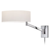 Perch Swing Arm One Light Wall Lamp