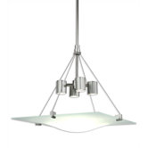 Handkerchief 4 Light Square Foyer Pendant