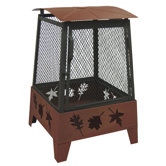 Haywood Tree Leaves Fire Pit