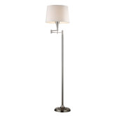 1 Light Swing Arm Floor Lamp