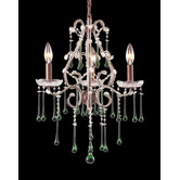 Opulence 3 Light Mini Candle Chandelier