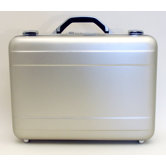 Aluminum Attache Case in Satin Finish: 12.25 x 17.25 x 4.5