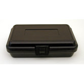 Blow Molded Case without Handle in Black: 5 x 8 x 2.25