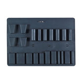 D Pallet in Black: 17.25 x 12.25