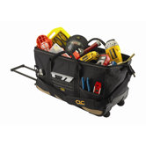 CLC Tool Bag: 30 Pocket - 24" Roller Tote Bag: 12" H x 24" W x 11" D