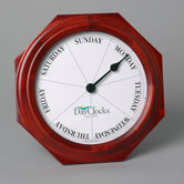 Classic Mahogany DayClock