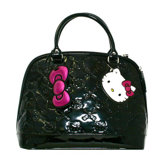 Embossed Tote Bag in Black