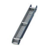 Catalog Rack Section,3-Post, Single Sec,1" Cap,Gray
