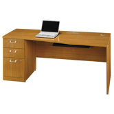 Quantum Series - 72" Left Hand Desk with Pedestal