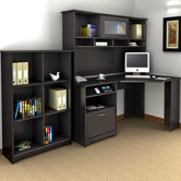 Cabot Corner Desk with Hutch and Bookcase