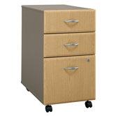Advantage Series-Light Oak Three Drawer File (assembled)