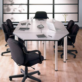 Aspen Boat-Shaped Conference & Training Table Kit