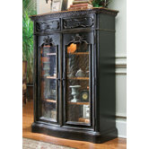 North Hampton Tall Display Cabinet in Black