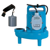1.25" 1/2 HP "Dominator" Submersible Sewage Ejector Pump