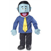 30" George Professional Puppet with Removable Legs in Blue