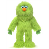 14" Green Monster Glove Puppet