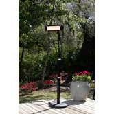 Electric Patio Heater with Glass Front
