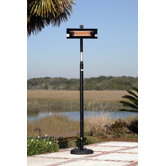 Straight Pole Mounted Electric Patio Heater