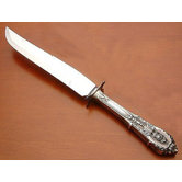Rose Point Steak Carving Knife with Hollow Handle