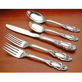 Sterling Silver Grande Duchess 5 Piece Flatware Set