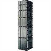 Standard 19" 2U Rack Case: 19"W x 15" D x 3 1/2"H (inside)