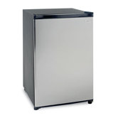 Counterhigh Refrigerator in Black/Stainless Steel