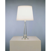 Lucidity Accent Table Lamp in Acrylic with Silver Plated Accents