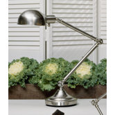 Kinetic Desk Lamp in Brushed Chrome