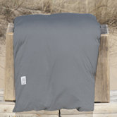 Cotton Jersey Plain Duvet Cover in Smoke