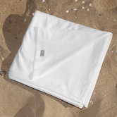 Cotton Jersey Flat Sheet in White