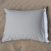 Cotton Jersey Fold Pillowcase in Fog  (set of 2)