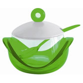 Dressing Glass Grated Cheese Bowl