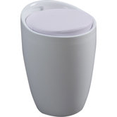 Fiberglass Stool with Storage