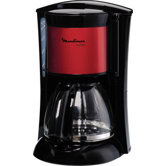 1000W Kaffeeautomat "Subito" in Schwarz / Rot
