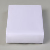 Micro-fibre Fitted Sheet with Pillow Case in White