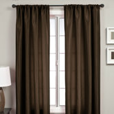 Bella Rod Pocket Panel in Chocolate
