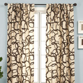 Mia Rod Pocket Panel in Cream Chocolate