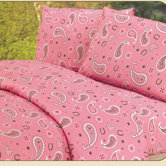 Paisley Sheet Set in Pink