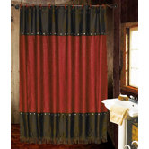 Cheyenne Shower Curtain in Red