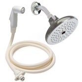 Rinse Ace 2-in-1 Convertible Rainfall Shower Head with 6' Detachable Hose