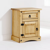 Maria 1 Drawer Bedside Table